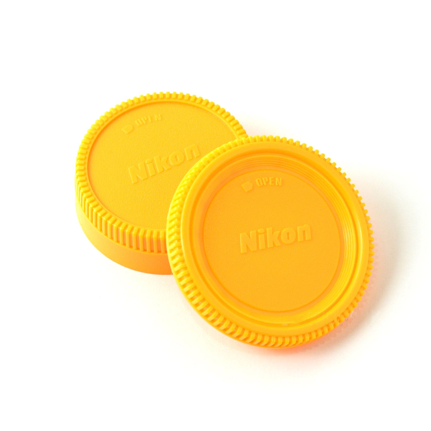 Yellow Color Camera Body Cover + Rear Lens cap for Nikon AI AF F