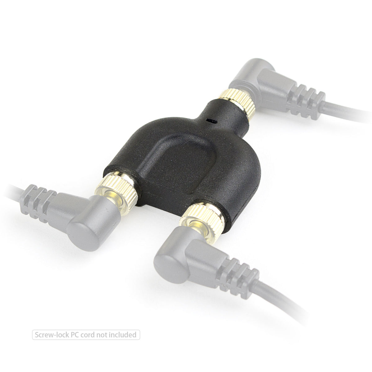 Flash Strobe PC Sync Triple Splitter Extension Adapter with Screw-Lock ...