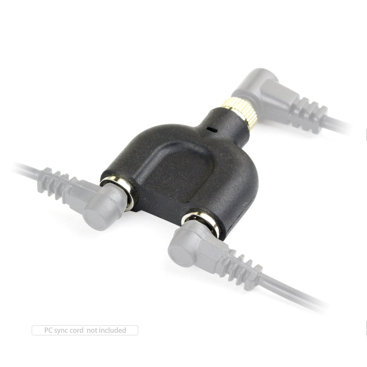 Flash Strobe PC Sync Triple Splitter Extension Adapter with Screw-Lock ...
